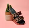 Melissa Women's Color Pop Slides In Black, Gold In Black