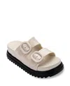 Melissa Buckle-fastening Platform Slides In Multi
