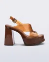 Melissa Dance Slingback Platform Sandal In Brown