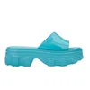 Melissa Ella Platform Slide In Blue, Women's At Urban Outfitters
