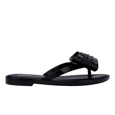 Melissa Women's Flip Flop Slim V - Black