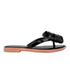 Melissa Slim V Ad Water Resistant Flip Flop In Black