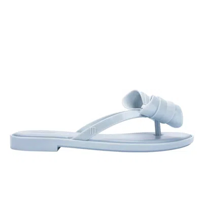 Melissa Women's Flip Flop Slim V - Glitter Blue