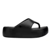 Melissa Platform Slides In Black