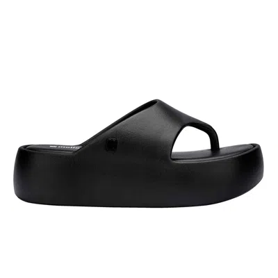 MELISSA WOMEN'S FREE PLATFORM THONG - BLACK