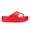 Shop Melissa Women's Free Platform Thong - Red