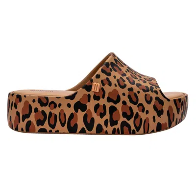 MELISSA WOMEN'S FREE PRINT PLATFORM - ANIMAL PRINT - BROWN