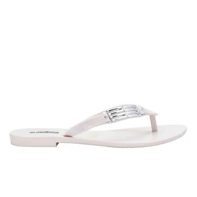 Melissa Women's Harmonic M Chic Flip Flop - White