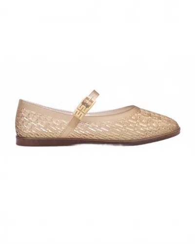 Melissa Harper Buckle-strap Ballet Flats In Brown