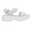 Melissa Kick Off Platform Sandal In White