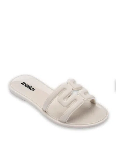 Melissa Women's M Slides In White