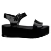 Melissa Women's Mar Platform Retro Style - Black In Black