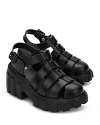 Melissa Women's Megan Ankle Strap Slingback Fisherman Sandals In Black