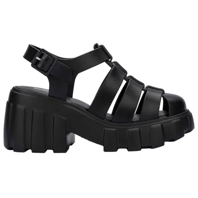 MELISSA WOMEN'S MEGAN FISHERMAN STYLE PLATFORM - BLACK