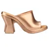 Melissa Women's Mule X Marc Jacobs Mule Style Sandal - Gold, Beige In Gold