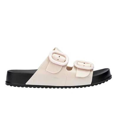 Melissa Women's Neutrals / Black Cozy Slide - Black / Beige