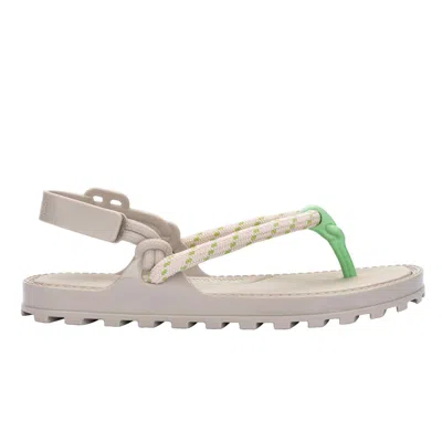 Melissa Women's Neutrals Bond Sandal - Beige, Green In Multi