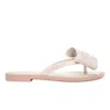 Melissa Women's Neutrals Flip Flop Slim V - Beige Beige In Beige