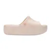 Melissa Women's Neutrals Free Platform Slide - Beige In Beige