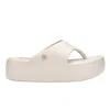 Melissa Free Platform Thong Sandal In Beige, Women's At Urban Outfitters In Beige