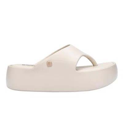 MELISSA WOMEN'S NEUTRALS FREE PLATFORM THONG - BEIGE