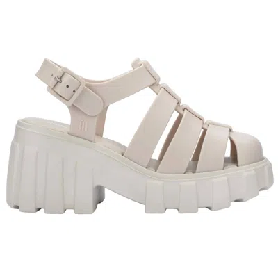 MELISSA WOMEN'S NEUTRALS MEGAN FISHERMAN STYLE PLATFORM - BEIGE