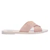 Melissa Women's Neutrals / Pink / Purple M Lover Slide - Strap - Beige Pink In Pink/purple