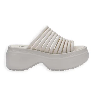 Melissa Women's Neutrals Pop Ribbed Platform - Beige