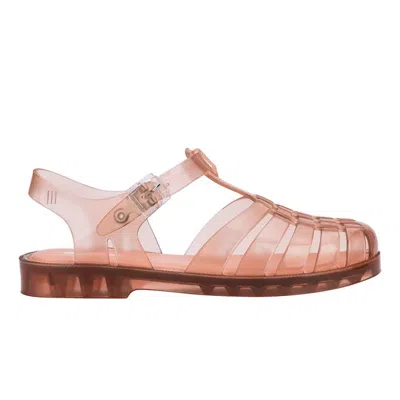 Melissa Women's Neutrals Possession Jelly Sandal - Light Beige, Transparent