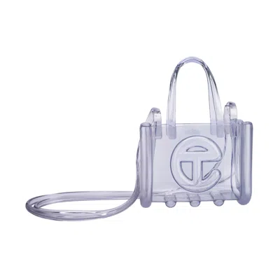 Melissa Women's Neutrals / Silver Small Jelly Shopper Ii X Telfar - Clear