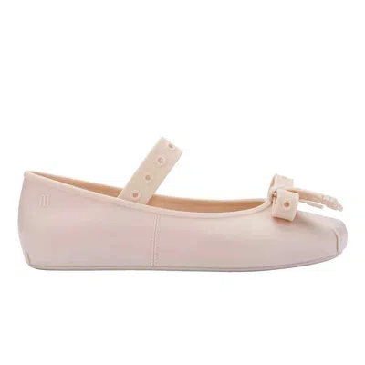 Melissa Women's Neutrals Sophie Crush Ballet Flat - Beige