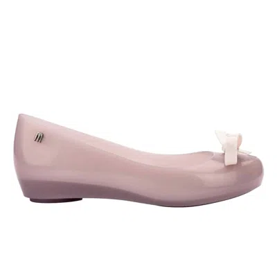 Melissa Women's Neutrals Ultragirl Bow Iii Ballet Flat - Beige