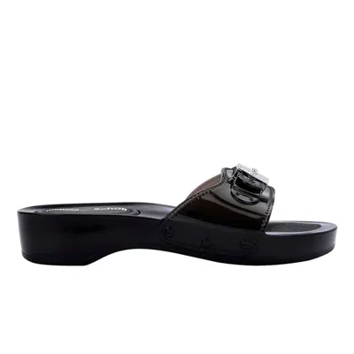 Melissa X Scholl Pescura Platform Slide Sandal In Black