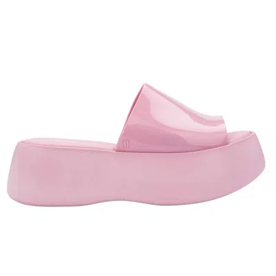 Melissa Becky Jelly Platform Slide In Pink, Women's At Urban Outfitters In Pink/purple
