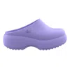 Melissa Free Platform Clog In Pink/purple