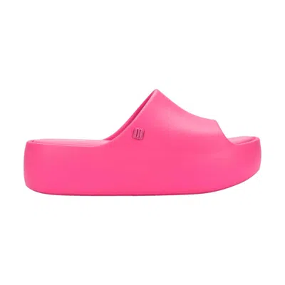 Melissa Free Platform Slide Sandal In Pink/purple