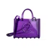 Melissa Women's Pink / Purple Medium Jelly Shopper Ii X Telfar - Purple In Pink/purple