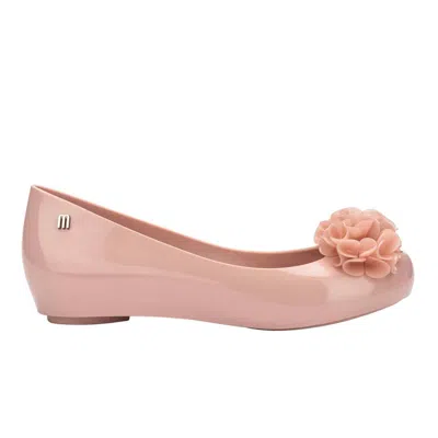 Melissa Women's Pink / Purple / Pink Ultragirl Springtime Ballet Flat - Pink