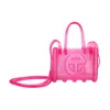 Melissa Women's Pink / Purple Small Jelly Shopper Ii X Telfar - Pink In Pink/purple