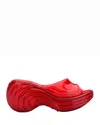 Melissa X Diesel Quantum Platform Wave Slides In Red