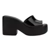 Melissa Women's Posh Mule - Black In Black