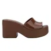 Melissa Women's Posh Mule- Brown In Brown