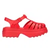 Melissa Possession Platform Fisherman Sandal In Red, Women's At Urban Outfitters In Red