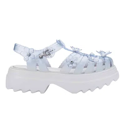 Melissa Women's Possession Platform Sakura X Susan Fang - Clear White In Blue