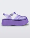 Melissa Possession Plato Jelly Platform Sandal In Lilac, Women's At Urban Outfitters In Blue