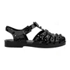 Melissa Possession Studs Sandal In Black/dark Grey, Women's At Urban Outfitters In Black