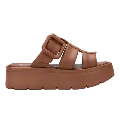 MELISSA WOMEN'S PUMP PLATFORM SANDAL - BROWN
