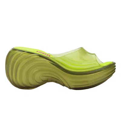 Melissa X Diesel Quantum Platform Sandals In Yellow