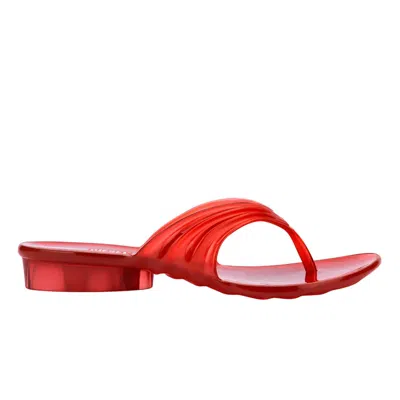 Melissa Women's Quantam Thong X Diesel - Transparent Red