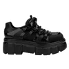 MELISSA WOMEN'S REBEL PLATFORM COMBAT BOOT - BLACK